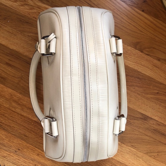 Louis Vuitton Ivorie Epi Leather Bowling Montaigne PM 100% Authentic - Picture 5 of 16